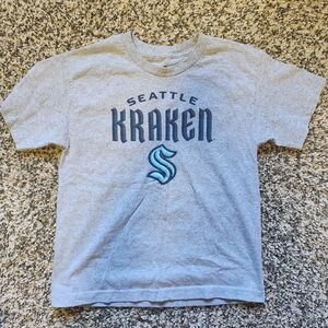 Seattle Kraken Kids Short Sleeve Gray Tee
